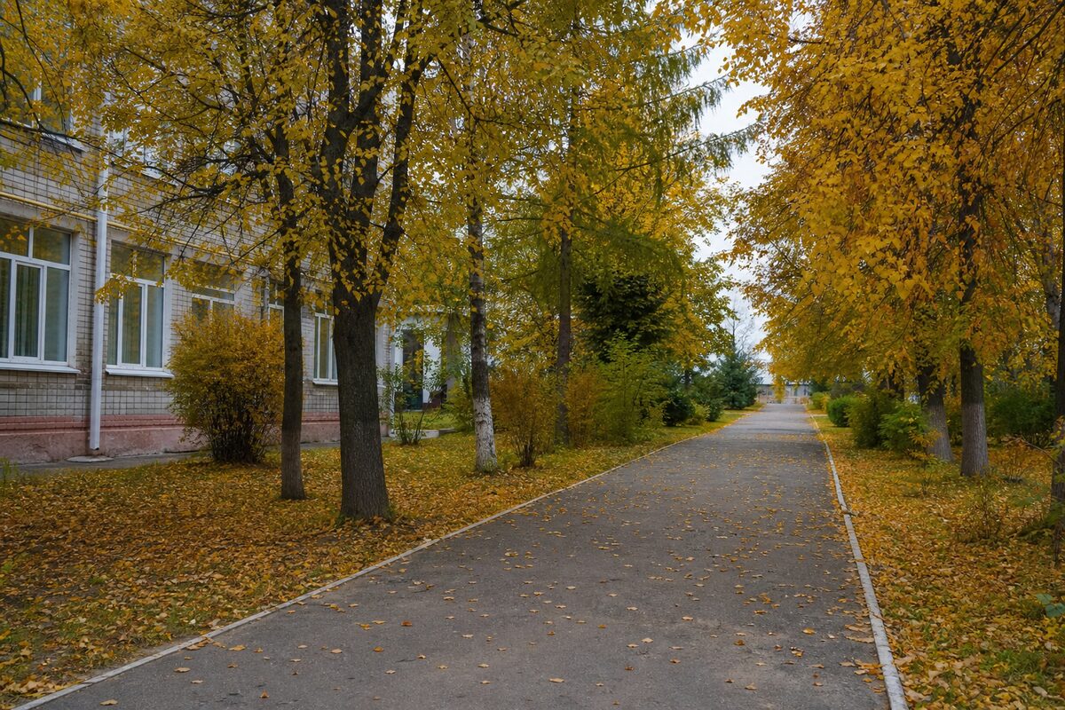 Школьный класс и учебные принадлежности — физика